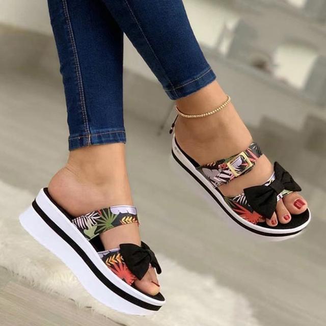 Summer Fashion Sandals Women Shoes Peep Toe Women 'S Shoes Soft Shoes Women Retro Wedge Sandals Indoor Outdoor Plus Size Shoes