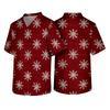 Men's Christmas Themed Caregiver Uniform for Holiday Work Wear