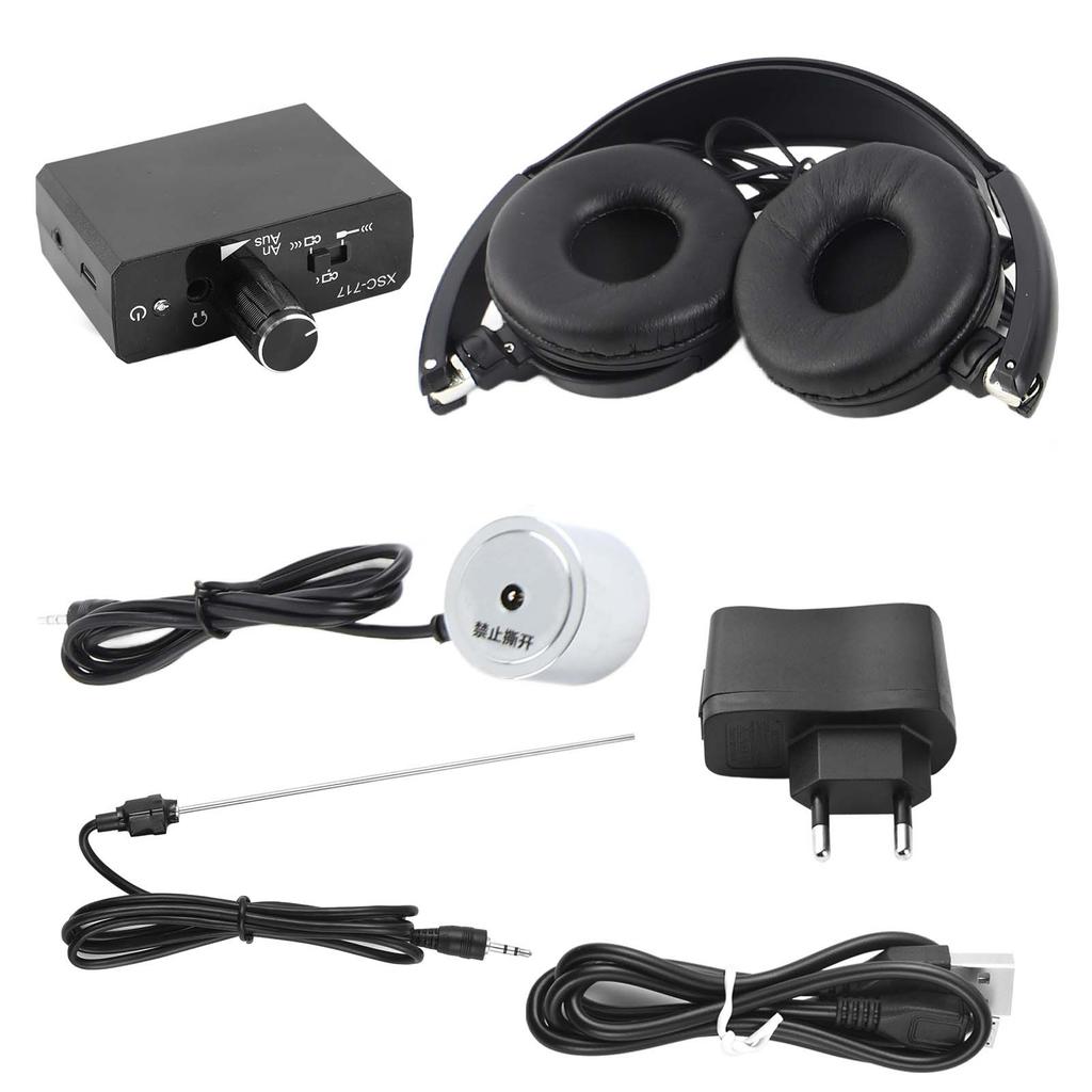 Cordless Water Leak Detectors for Home Construction Water Leakage Sensor with Headphone Underground Water Pipe Leakage