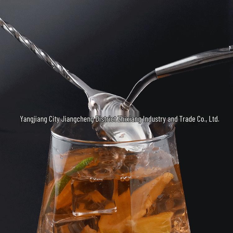 Stainless Steel Cocktail Stirring Spoon – Creative Bar Mixing Tool