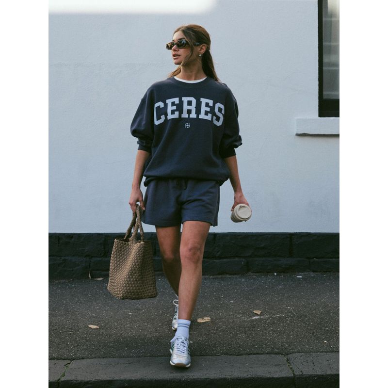 Australia Cereslife Texture Terry Cotton Deconstructing Loose Design Leisure Shorts USD 59