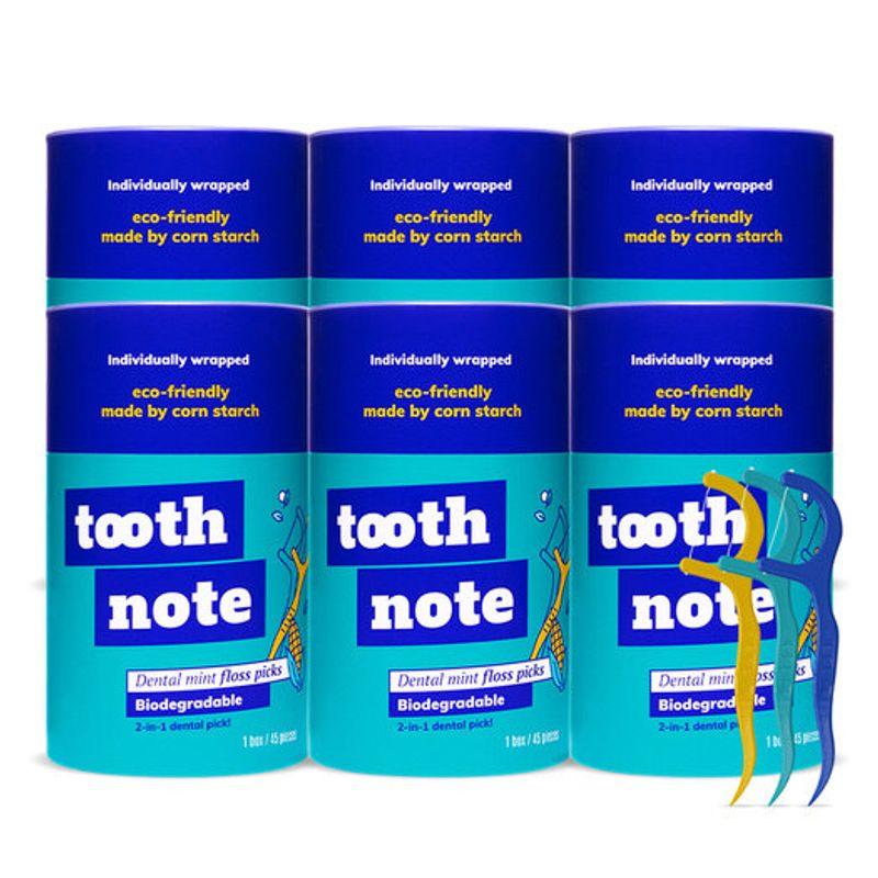 Toothnote Disposable Floss 6 Packs (270ea)