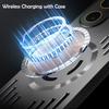 Hard Metal Heat Dissipation Magnetic Wireless Charging Cover For iPhone 16 15 Pro Max Plus 16E 16Pro Cool Protective Back Case