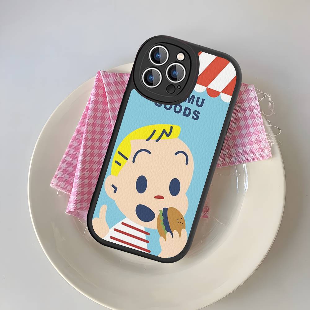 Fashion Osamu Goods Phone Case For IPhone 16 15 14 13 12 11 Pro Max Plus Shockproof Leather Cover