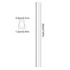12Pcs Reusable High Borosilicate Glass Straw Wide 12mm Pearl Milkshake Bubble Tea Straw with Brush Bar Accessories