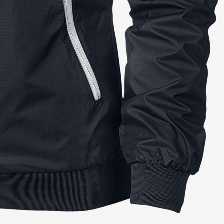 Nike Giacca alla moda con cappuccio Windrunner traspirante antivento versatile Giacche da donna 545909-019