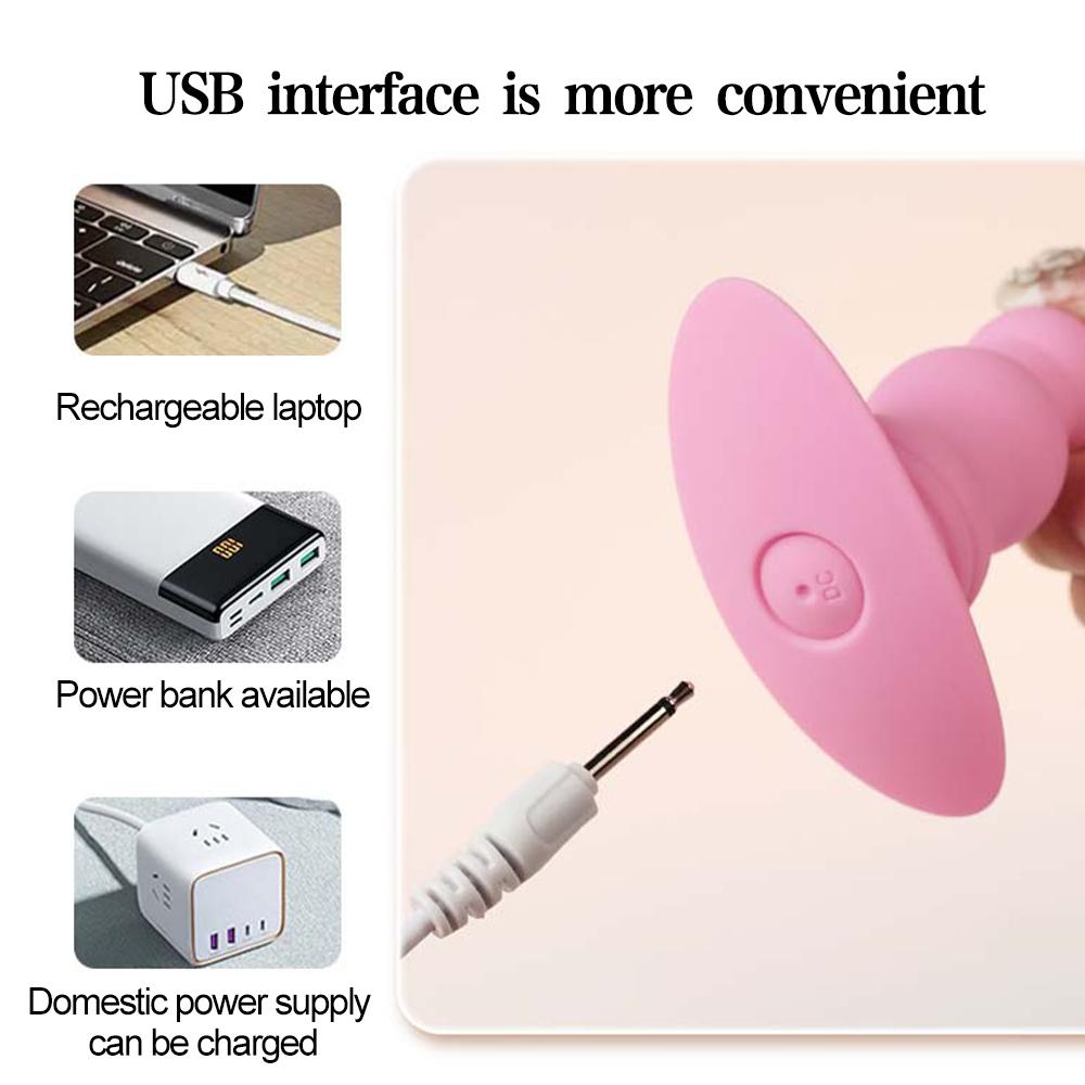 Wireless Remote Anal Vibrators Anal Plug Sex Products Soft Prostate Massager Female Anal Plug Beads Sex Toys Butt Plug Toys