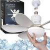 40W Ceiling Fan Light E27 with Remote LED Dimming Function Suitable for Living Room Study and Home use 85-265V