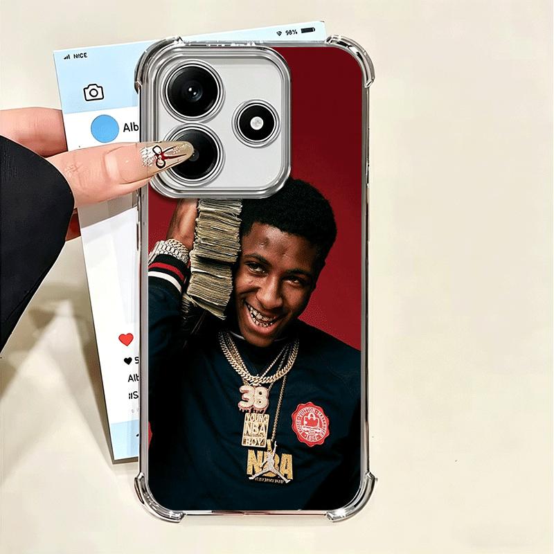 Rapper YoungBoy Soft Phone Case For Xiaomi Poco X7 X8 Pro Max X6 X5 X3 F8 Ultra F7 M8 M7 M5S Redmi 15C 15A 15 14C 13C 12C 13 12
