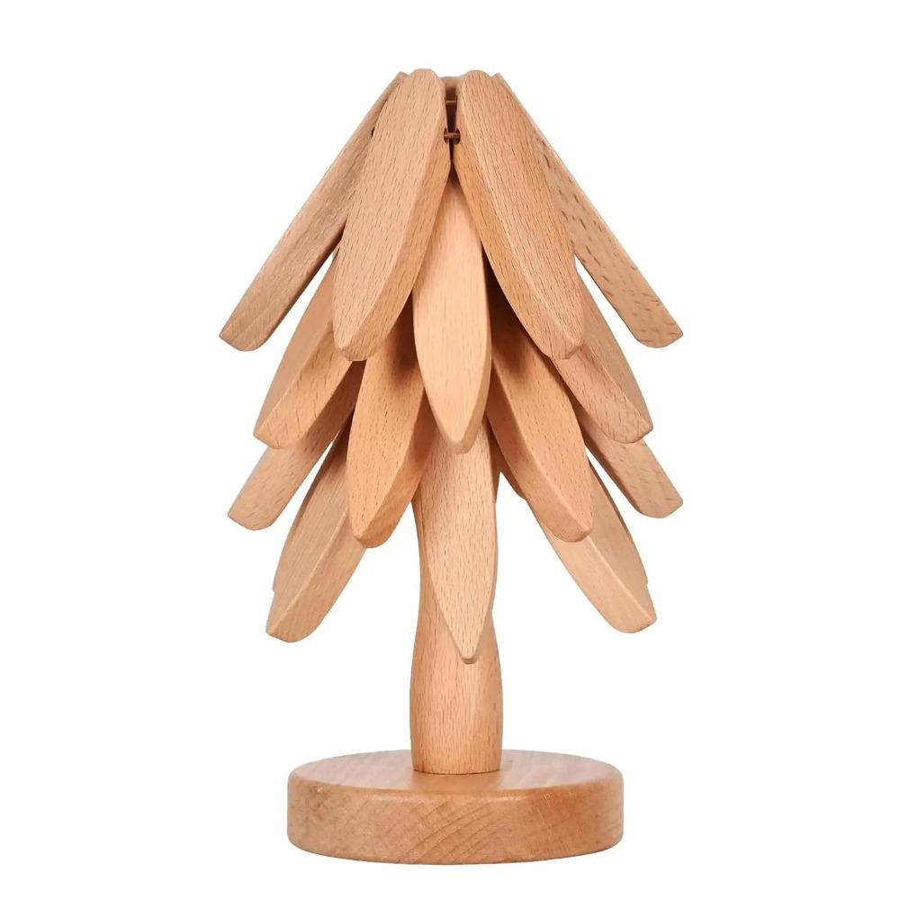 

1 шт. Деревянные подставки для горячих блюд Изолированная подставка Подставка для блюд Украшения Изоляционный коврик Подставка-подставка Подставки под горшки для обеда 1pc