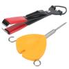 Multi Puller Tool Fishing Line Knotting Knotless Knot Tool with Nail Clipper Fishing Tackle