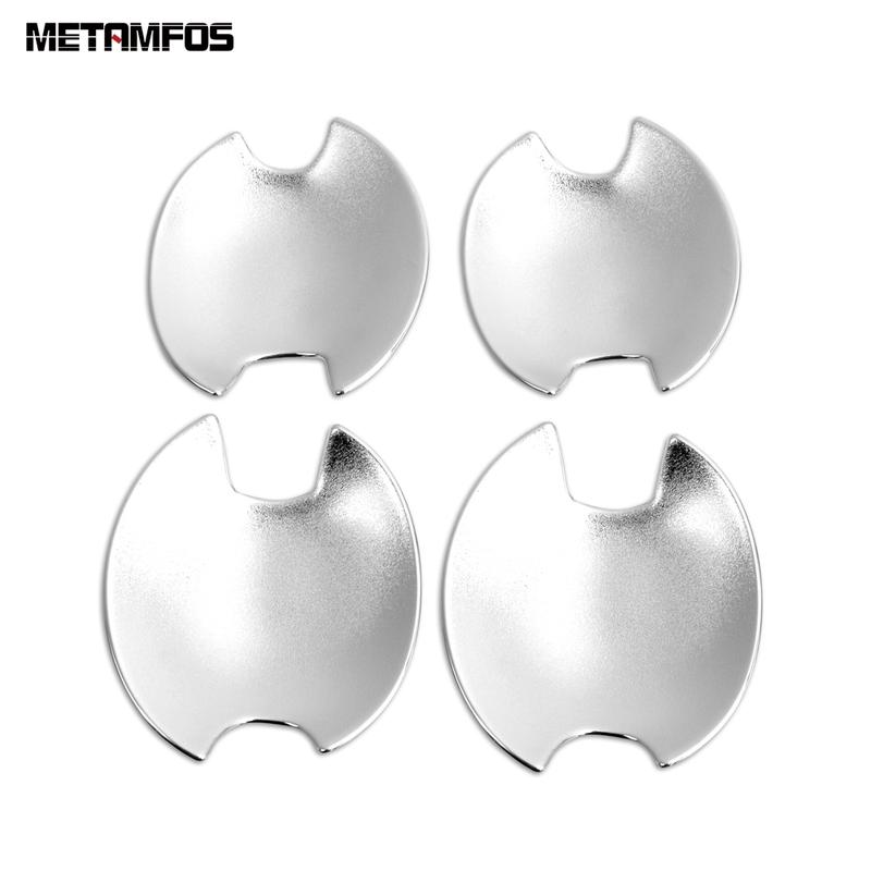 For Mitsubishi Delica D:5 Chrome Side Door Handle Bowl Cover Trim Protector Exterior Accessories Car Styling