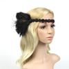 Rhinestone Feather Flapper Headband Headwear Women Hairband Party Headpiece  Festival
