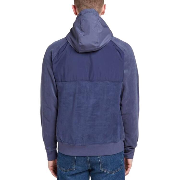 Nike Logo Printed Hooded Straight Jacket Men Jacket Navy-Blue BV3592-410
