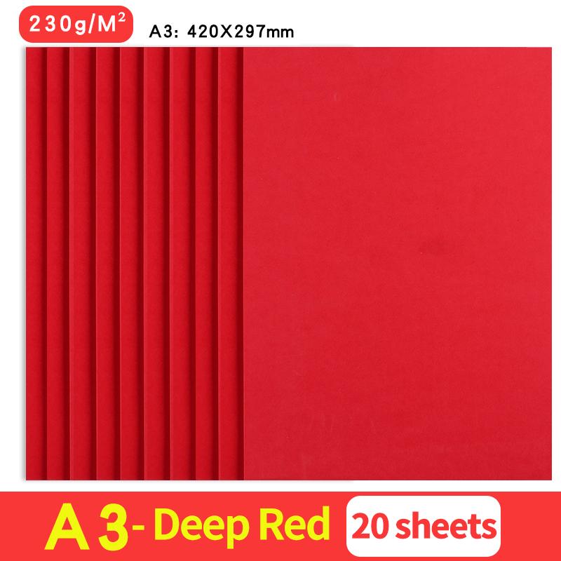 A3 MixColor Cardstock Paper Business Card Cardboard DIY Gifts Card Scrapbook Materials Drawing Card Art Supplie 10/20Sheets 230G