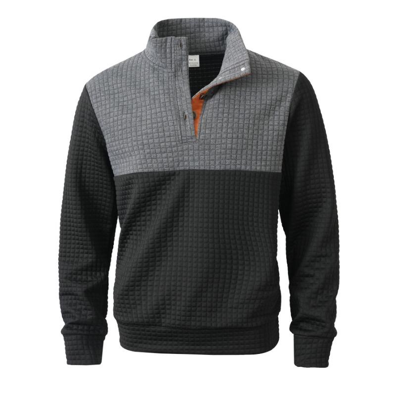 2025 Autumn and Winter New Casual Men's Fashion Button Versatile Sweater Jacket