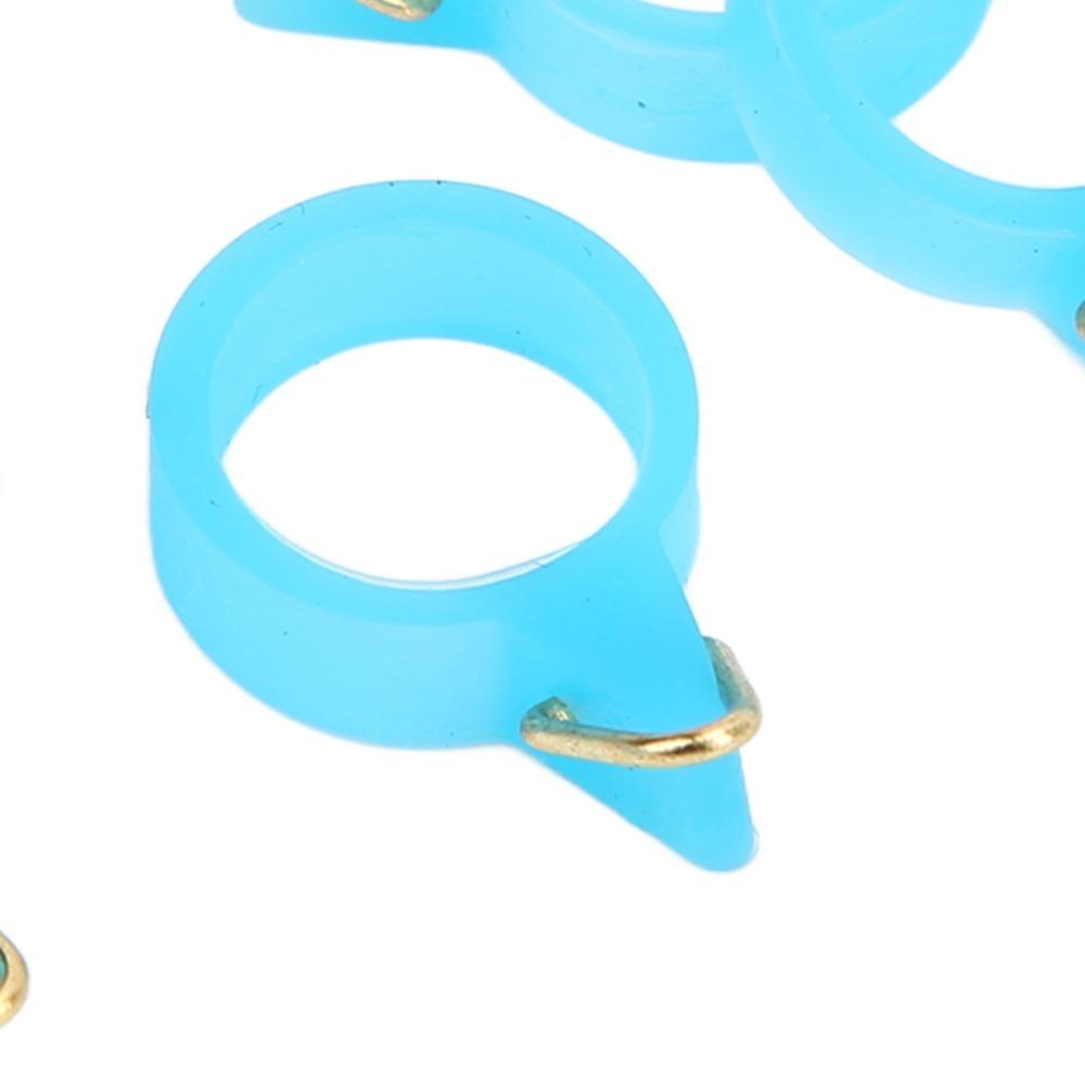 5PCS with Rubber Circle Fishing Rod Hook Holder Fishing Hook Holder  for Outdoor Fishing