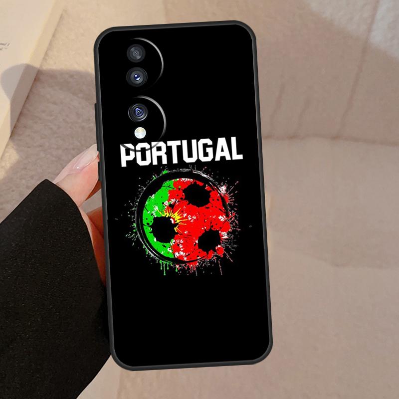 Portugal Flag For Honor Magic V5 5 6 7 Pro Case For Honor 200 400 Lite 50 70 90 X8a X8b X9a X9b X9c Cover