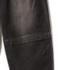 Gakkai Unions Button Flap Dart Balloon Denim Pants Black