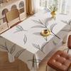Plant Leaf (Green) Print Tablecloth - Waterproof For Tea/Coffee Tables, Walls, Stove Racks & Home Decor