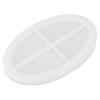 Epoxy Resin Casting Fruit Tray Mold Silicone Decorative Tray Plate DIY Mold AccessoryOval Smooth Tray Mould