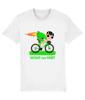 T-shirt Wout Van Aert Vincitore Parigi-Roubaix 2026 Team Visma Ciclismo Citazione Never Stop Believing Merchandising per Fan T-shirt in Cotone