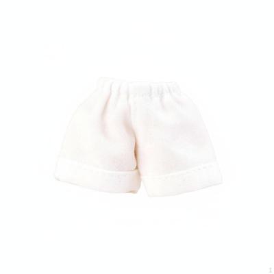 OB11 Doll Shorts Cute Design BJD Jean Cloth Wear 1/12 Scale Pants for Hobbyists, Display