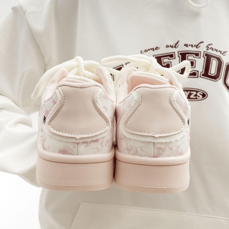 Student Sports Shoes Fashionable Casual Women's Shoes Thick-soled Versatile White Shoes