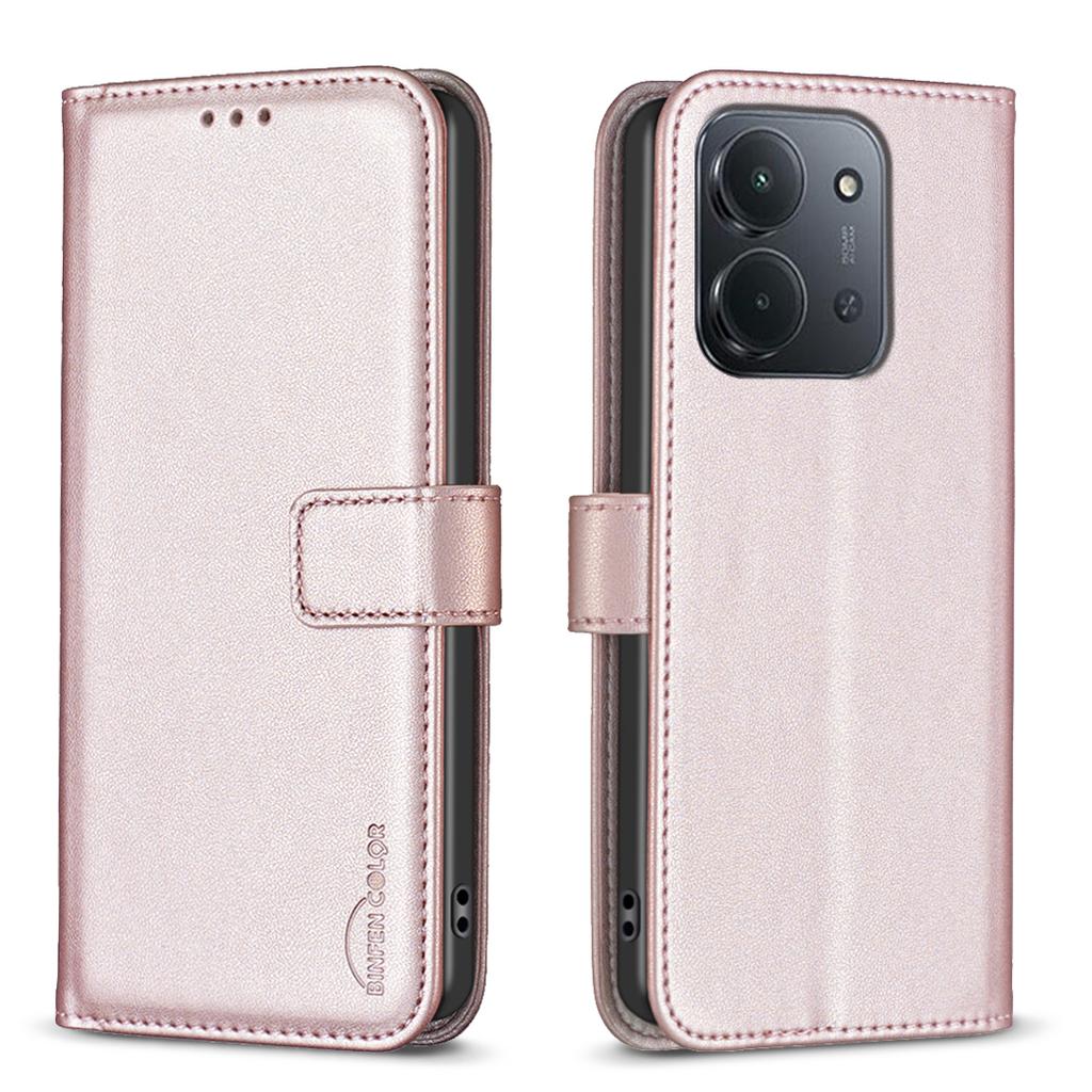 For Xiaomi Redmi 15C 5G/15C 4G (173mm) Phone Case BINFEN COLOR BF17 Wallet Folio Flip Leather Cover