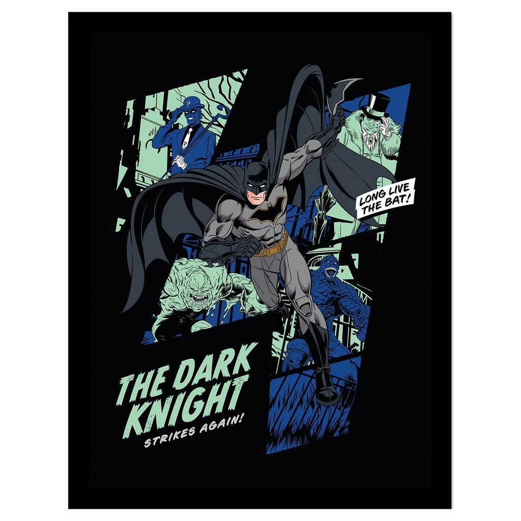 Batman The Dark Knight Strikes Again Comic Framed Poster