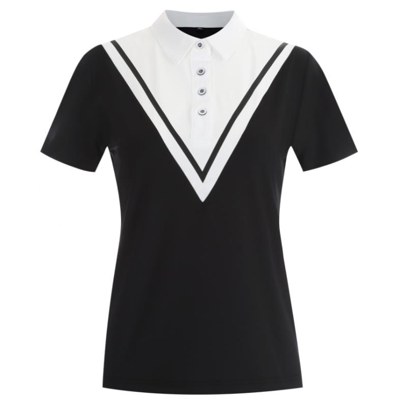 Shop   Women S Collar Neck Golf TenniS Cool V LiNe ShorT SleeVe T ShirT Ne wSh  