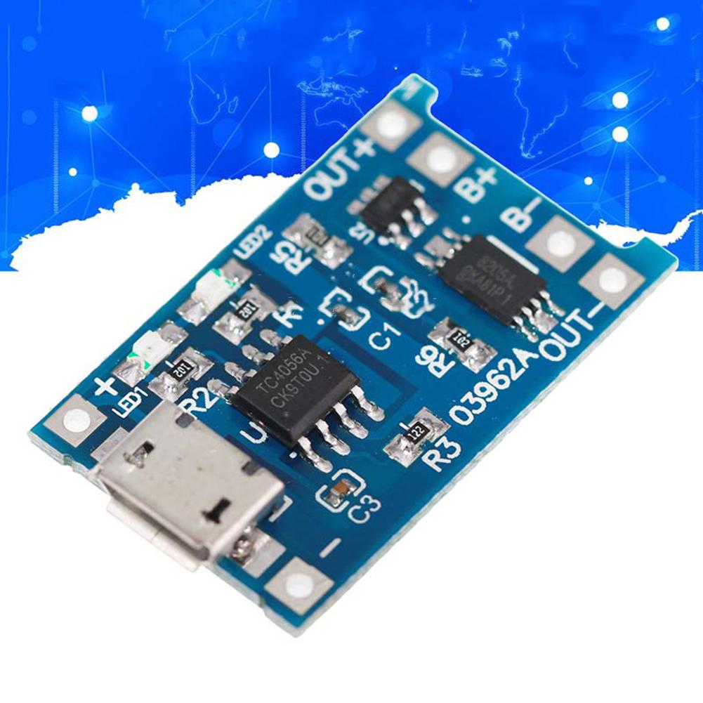 5pcs Lithium Battery Charging Board Charger Module With Protection Dual Functions Tool Accessor TYPE-C USB 5V 1A