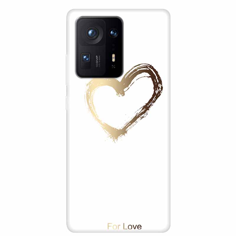 For Xiaomi Mix 4 Case Luxury Soft Silicone Back Cover Phone Case For Xiaomi Mi Mix4 Coque TPU Cartoon 2106118C Fashion Funda