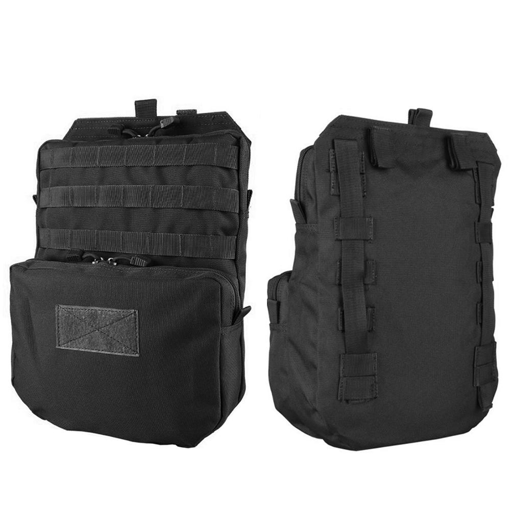 Taktischer Molle Rucksack Trinkrucksack Mini Rückenteil Wasserbeutel Nylon Molle Tasche Leichte Weste