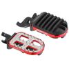 ZETA RACING Adventure F7021 Footpegs, Red,