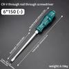 Super Hard High Manganese Steel Impact Screwdriver - Extended Heavy-Duty Bit for Auto & Woodworking Repairs