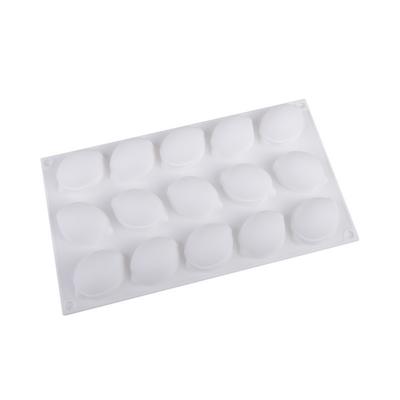 15 Stampo per mousse di frutta e limone Stampo da forno fai-da-te Stampo per torta in chiffon fondente in silicone