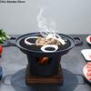 Japonský styl Pevné domácí BBQ příslušenství Grilovací náčiní Gril na dřevěné uhlí Mini gril Roštovač Grilovací kamna
