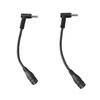 2pcs Power Adapter Cable Small Mouth Line 5.5x2.1mm Female to 4.5x3.0mm Male for HP Laptop