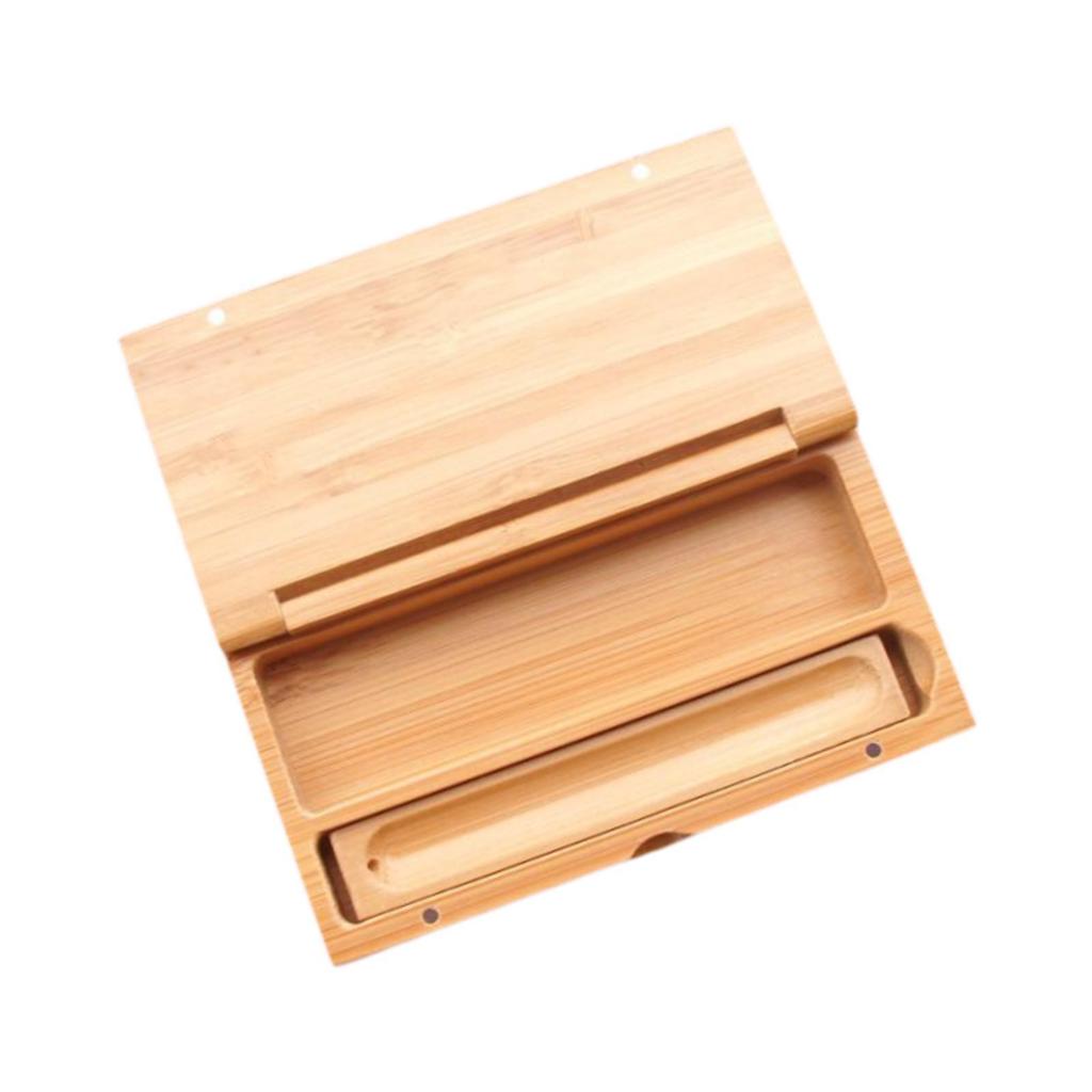 Incense Burner Bamboo Material Scented Stick Holder Collectible Artwork for Tea Room Office Bedroom Decor