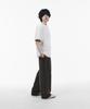 SIGNATURE Double-Tuck Wide Slacks [Deep Brown]