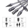 Rotary Burrs Tungsten Solid Carbide 1/8\" Shank Dia