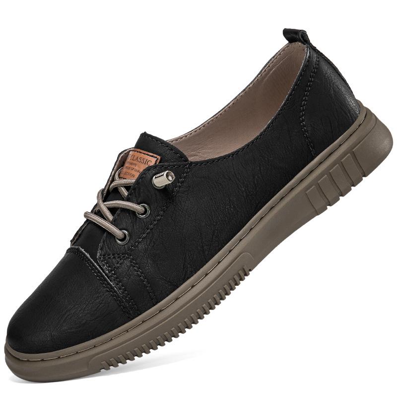 Men s Summer Mesh Breathable Slip-On Casual Driving Sneakers 44 чёрный