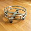 Stainless Steel Soup Bucket Cart Wheeled Insulated Trolley Food Service