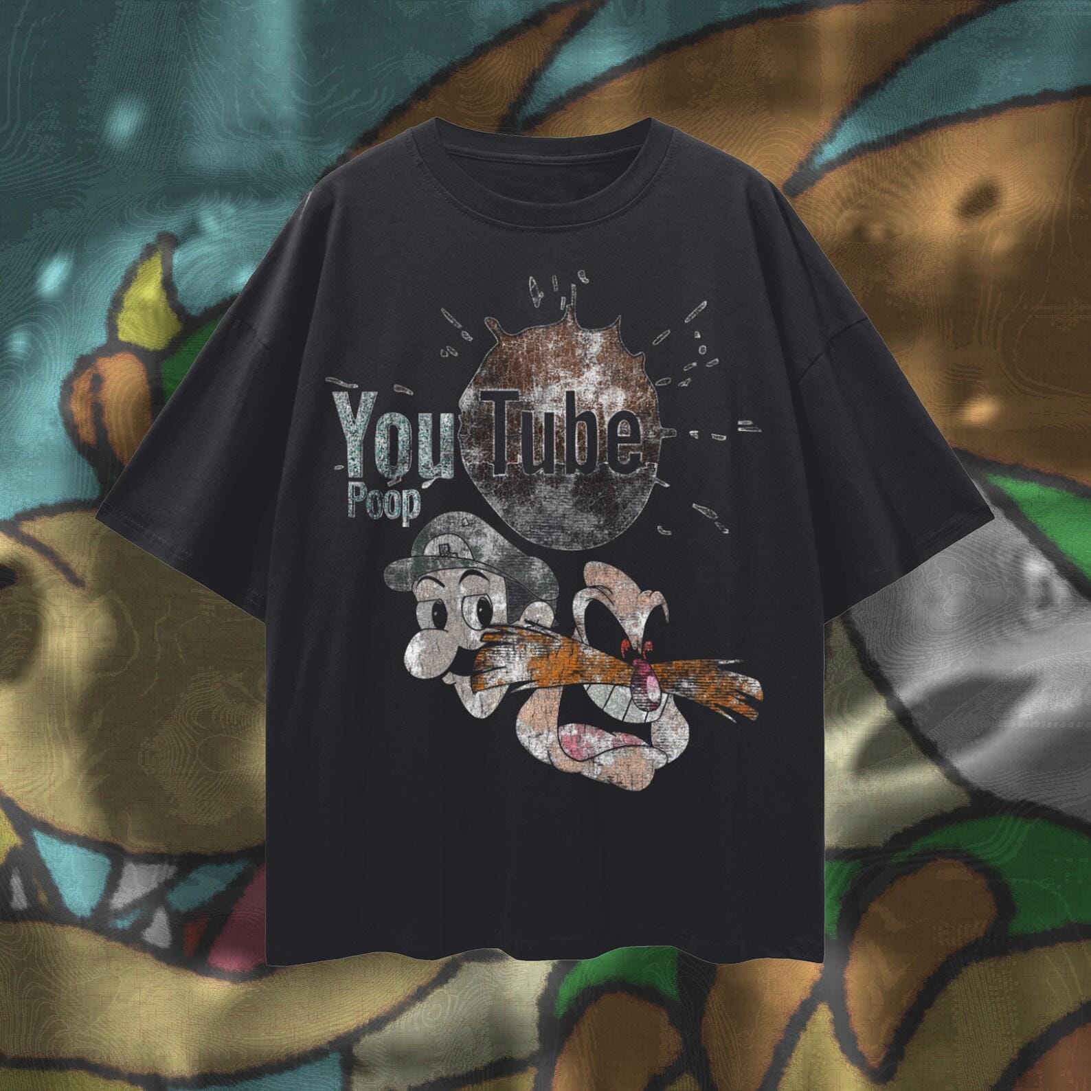YouTube Poop WeeGee Pingas T-Shirt, Nostalgic Internet Meme Tee XL