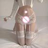 Women Lace Garter Belt And Stockings Set Jacquard Suspenders Panty Satin Bow Mini Skirt Hosiery Mesh Lingerie Pantyhose