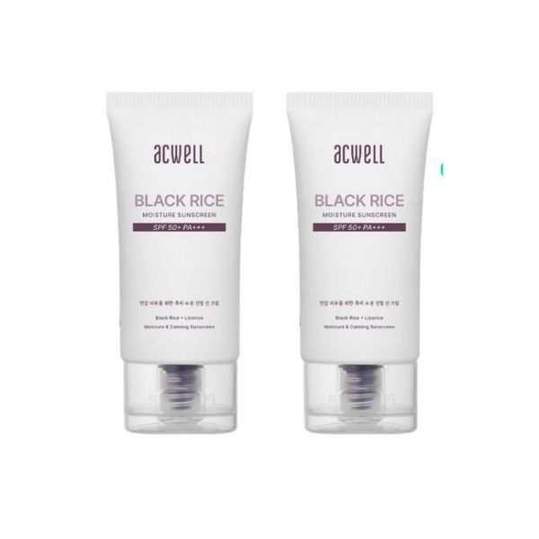 

Acwell Black Rice Moisture Sunscreen SPF50+ PA++++ 50ml, 2ea