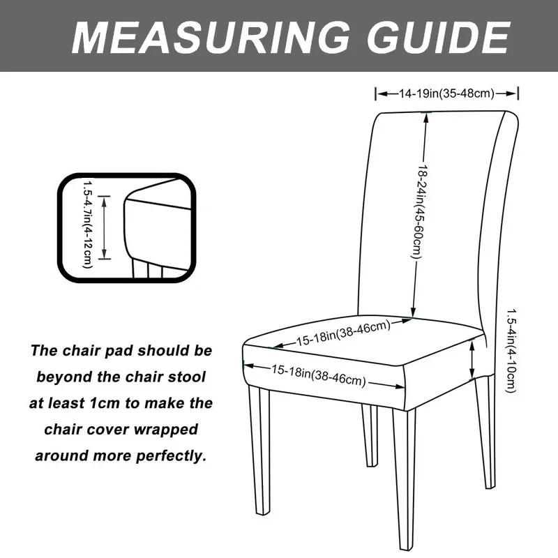1/2 Stück Samtstoff Stuhlhussen Weiche Schmutzabweisende Sitz-Überzüge Elastische Rutschfeste Stuhlhülle für Esszimmer Bankett Büro