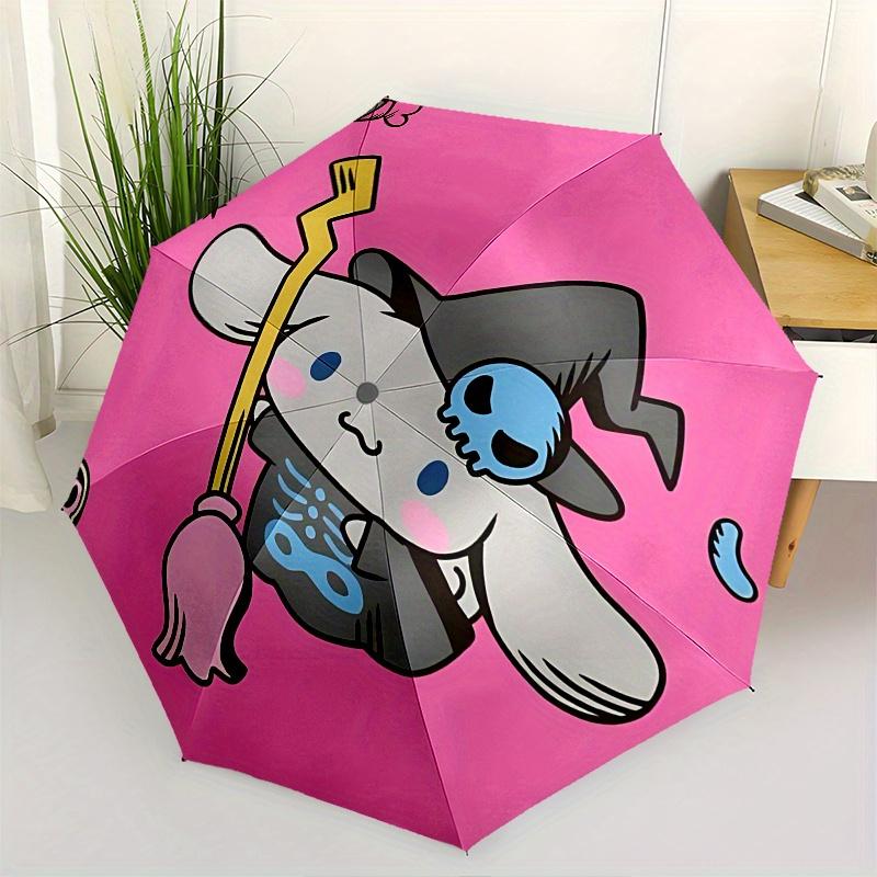 

Witch, Broomstick Automatic Opening and Closing Parasol Compact Travel Umbrella with 8 Ribs for Women and Men Ideal Birthday/Christmas Gift,