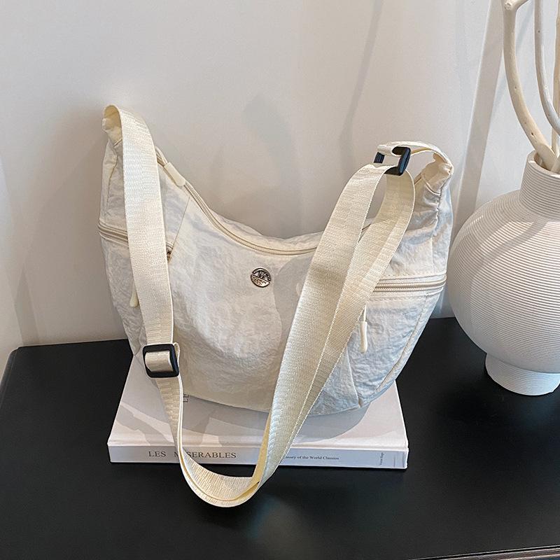 Oxford Cloth Fashionable Large-capacity Casual Bag Spring New Make-up Class Wide Shoulder Strap Single Shoulder Messenger Bag